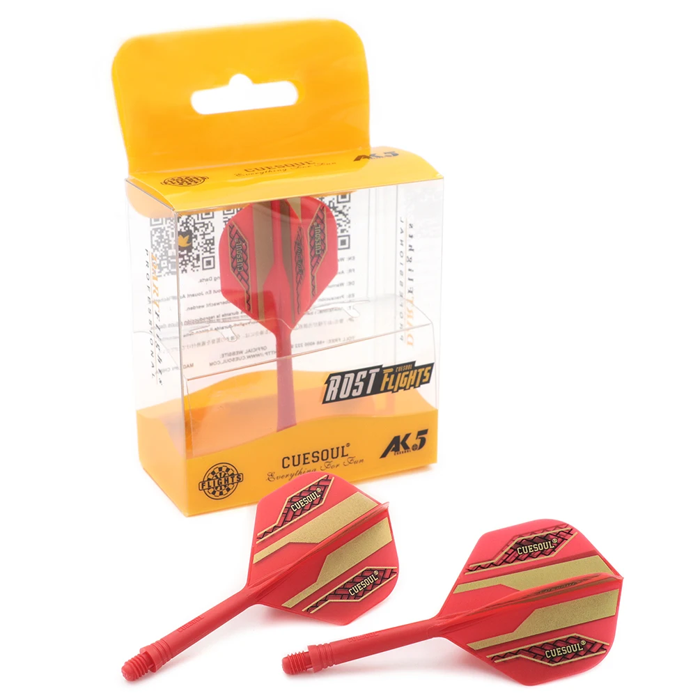 CUESOUL New Launch AK5 Integrated Dart Shaft Dart Flights Standard Shape Size M-Red
CUESOUL New Launch AK5 Integrated Dart Shaft Dart Flights Standard Shape Size M-Red