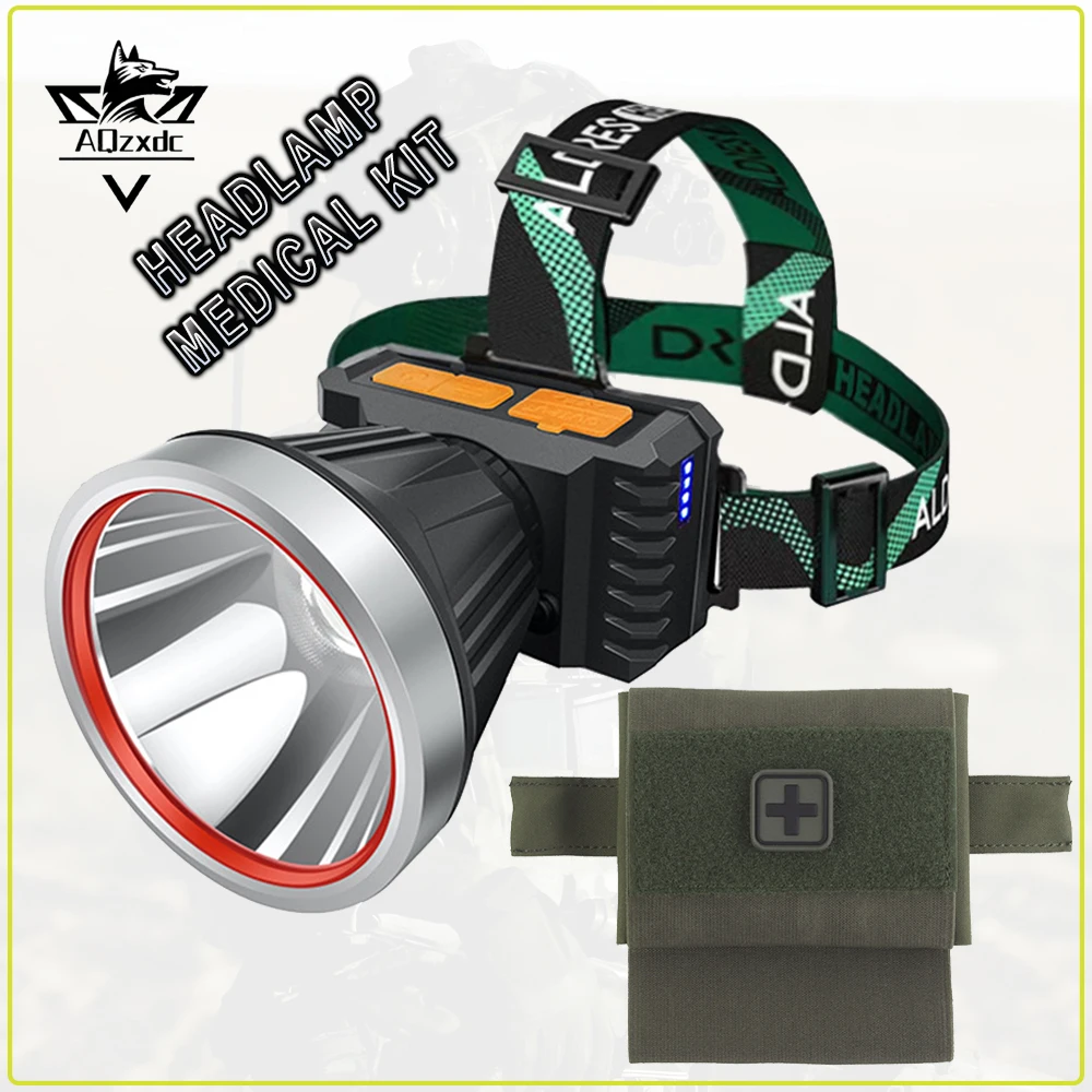 Lnduction Headlamp Medical First Aid Kit Set Strong Light Super Bright Flashlight Rechargeable Fishing Head-Mounted Mining Lamp
Lnduction Headlamp Medical First Aid Kit Set Strong Light Super Bright Flashlight Rechargeable Fishing Head-Mounted Mining Lamp