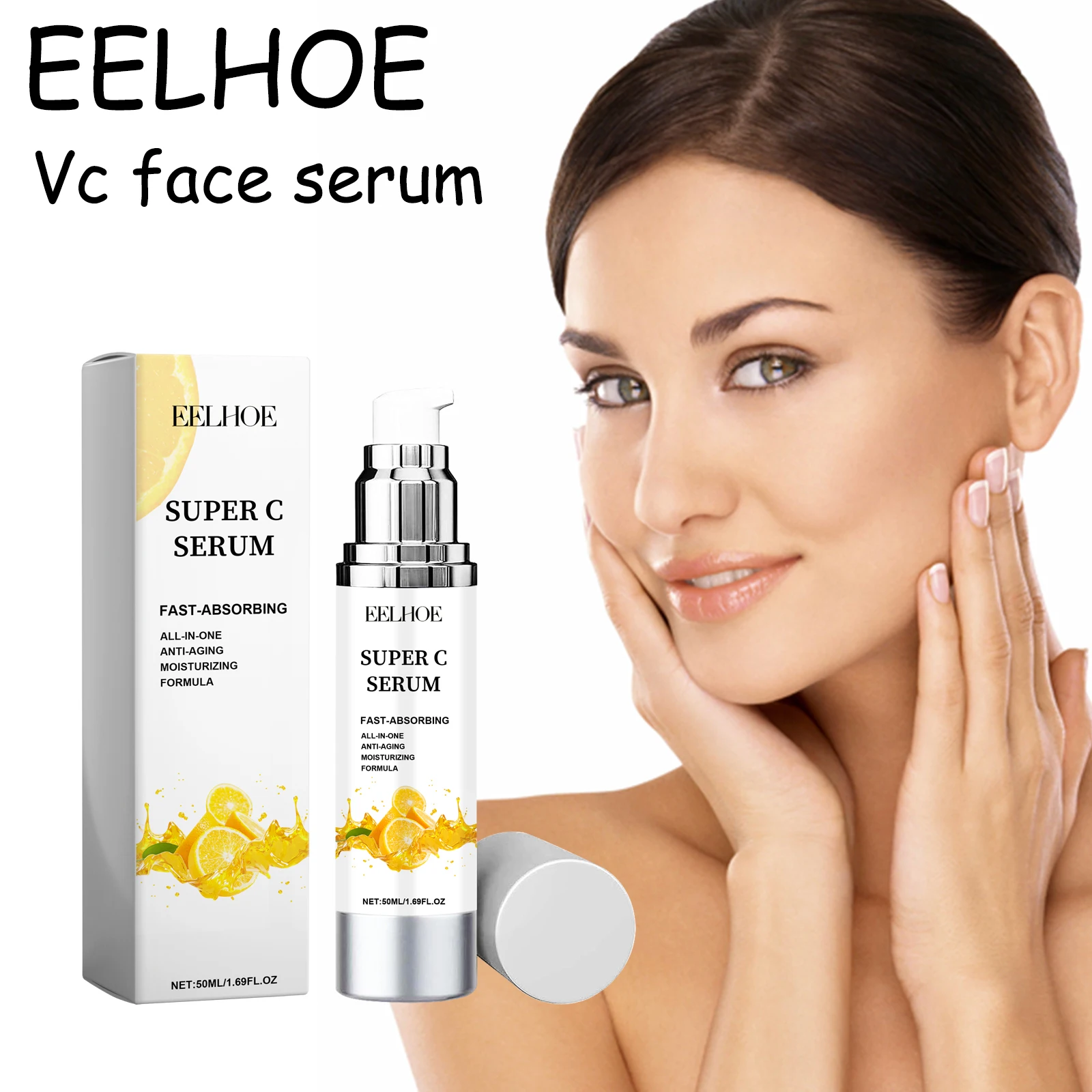EELHOE Vitamin C Face Serum Glowing Skin Tone Moisturizing Enhance Skin Elasticity Improve Skin Texture Softening Face Serum
EELHOE Vitamin C Face Serum Glowing Skin Tone Moisturizing Enhance Skin Elasticity Improve Skin Texture Softening Face Serum