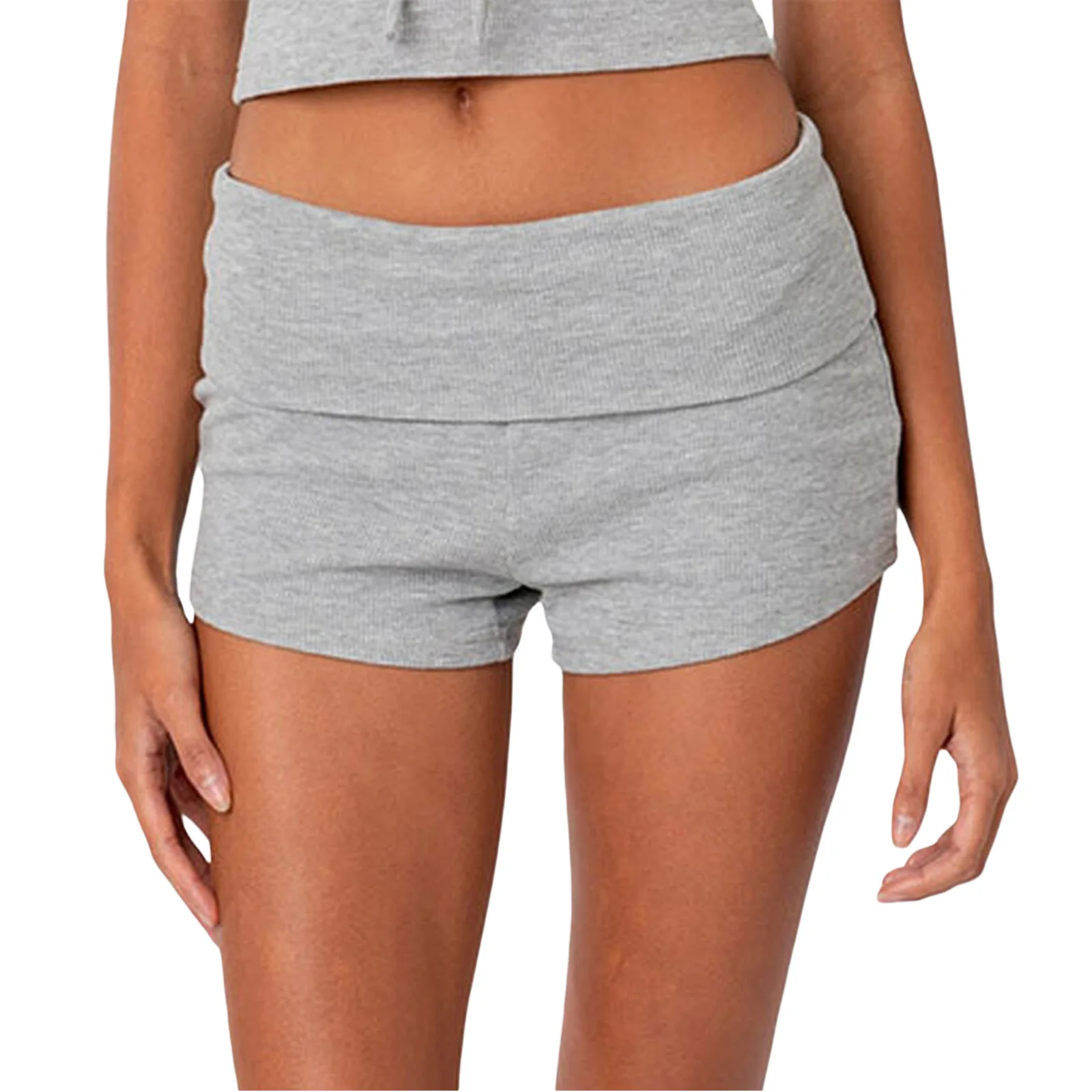 Fold Over Shorts Yoga Pants Women Casual Solid Color Basic Elastic Waist Clean Fit Lounge Shorts Homewear Women's Summer Shorts
Fold Over Shorts Yoga Pants Women Casual Solid Color Basic Elastic Waist Clean Fit Lounge Shorts Homewear Women's Summer Shorts