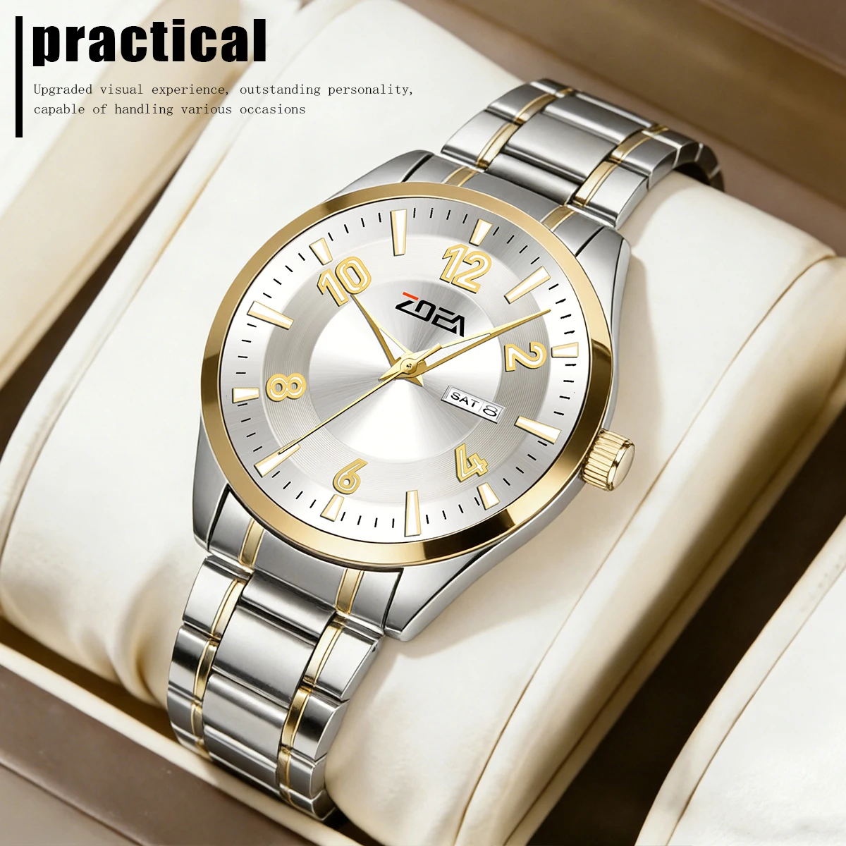 ZOEA-ESP1108 Business Men's Watch with Alloy Case, Exquisite Daily Style, 30M Daily Waterproof, Versatile Commute Watch.
ZOEA-ESP1108 Business Men's Watch with Alloy Case, Exquisite Daily Style, 30M Daily Waterproof, Versatile Commute Watch.
