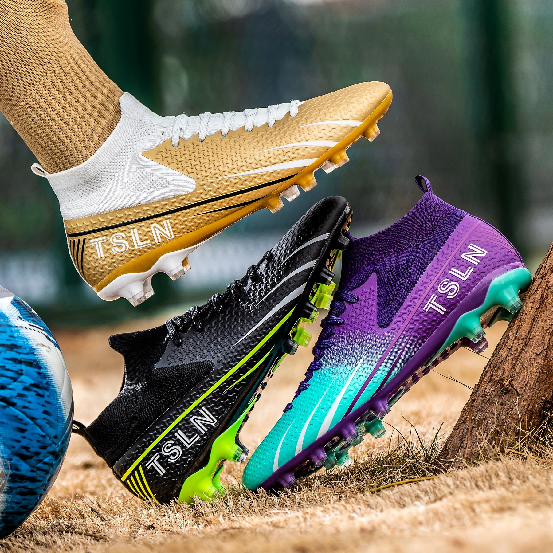 Professional Soccer Cleats FG TF Studs Breathable HighTop Boots for Turf Grass Competition Passing Shooting and Control
Professional Soccer Cleats FG TF Studs Breathable HighTop Boots for Turf Grass Competition Passing Shooting and Control