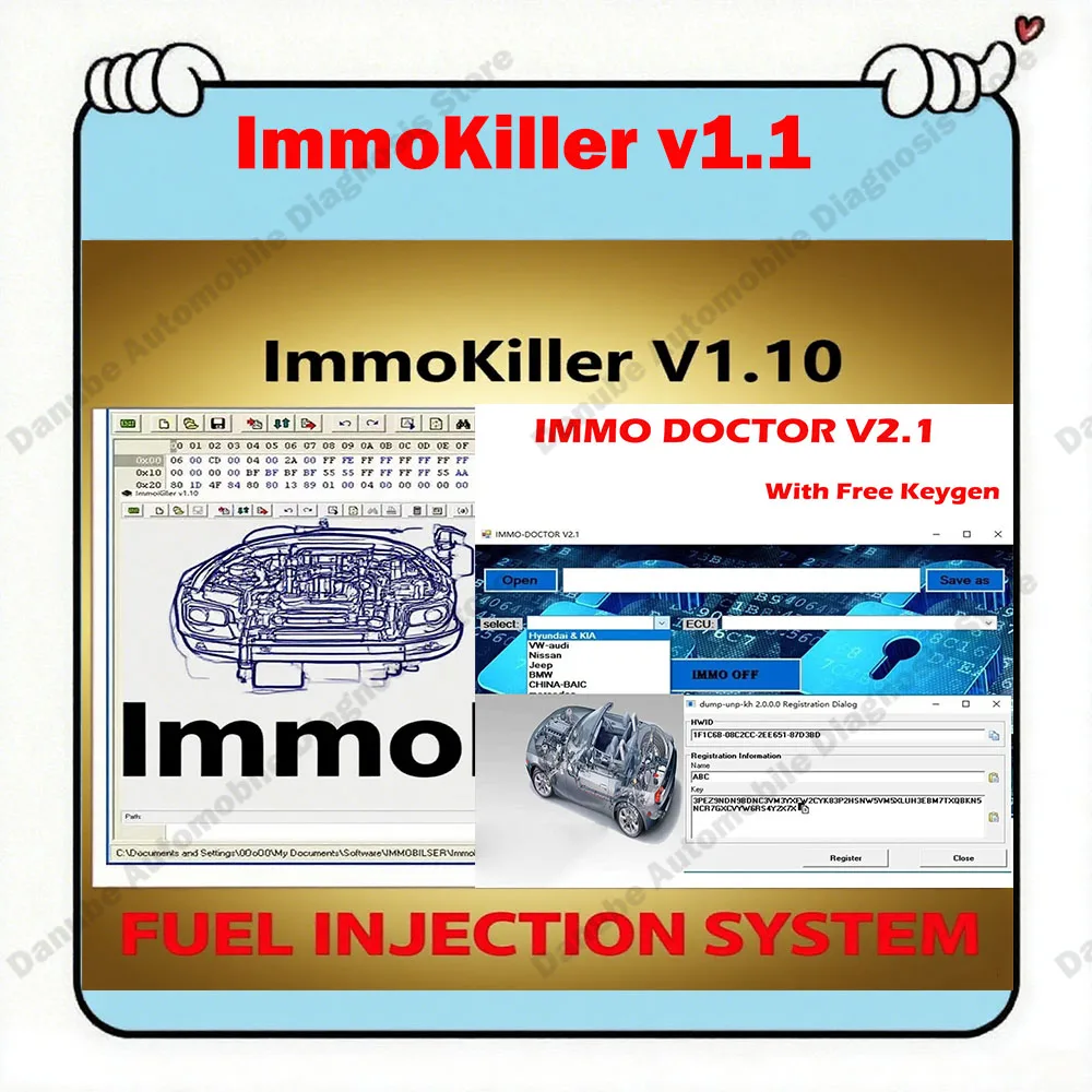 Программное обеспечение Immo Off, настройка чипа ЭБУ для sim2k MT38 ME 17.9.2 MED17.9.8 — IMMO DOCTOR V2.1 с неограниченным количеством KEYGEN — ImmoKiller v1.1
Программное обеспечение Immo Off, настройка чипа ЭБУ для sim2k MT38 ME 17.9.2 MED17.9.8 — IMMO DOCTOR V2.1 с неограниченным количеством KEYGEN — ImmoKiller v1.1