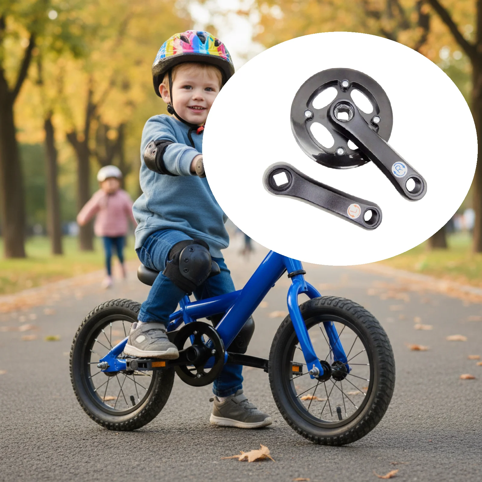 Bicycle Crankset Children Replacement Set with Lightweight Crank Arm Chain Guard Cover for Mtb Folding Bike Accessory
Bicycle Crankset Children Replacement Set with Lightweight Crank Arm Chain Guard Cover for Mtb Folding Bike Accessory