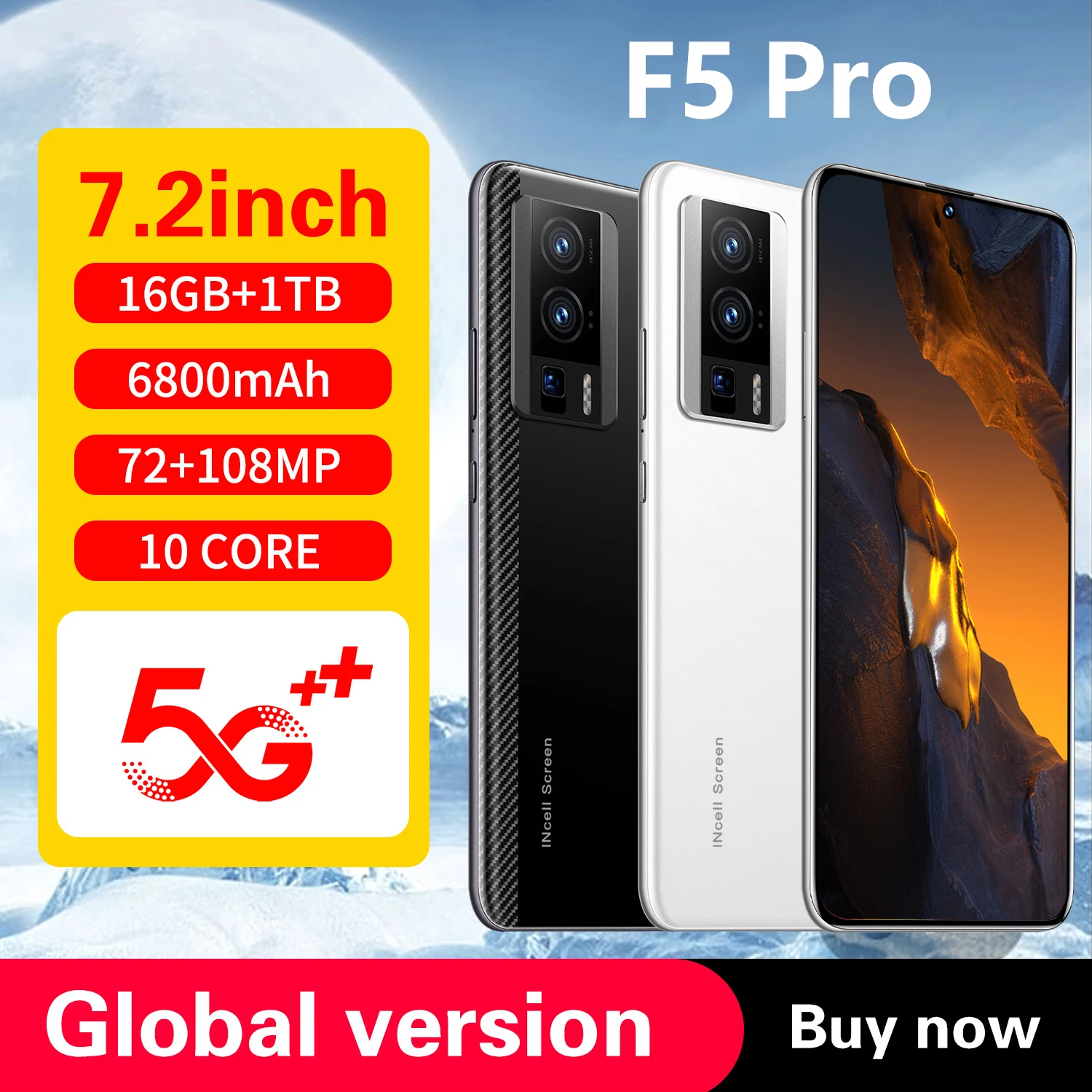 F5 Pro HOT 2025 original intelligent 5G dual card dual standby Android 14 system global version 8000mAh battery
F5 Pro HOT 2025 original intelligent 5G dual card dual standby Android 14 system global version 8000mAh battery