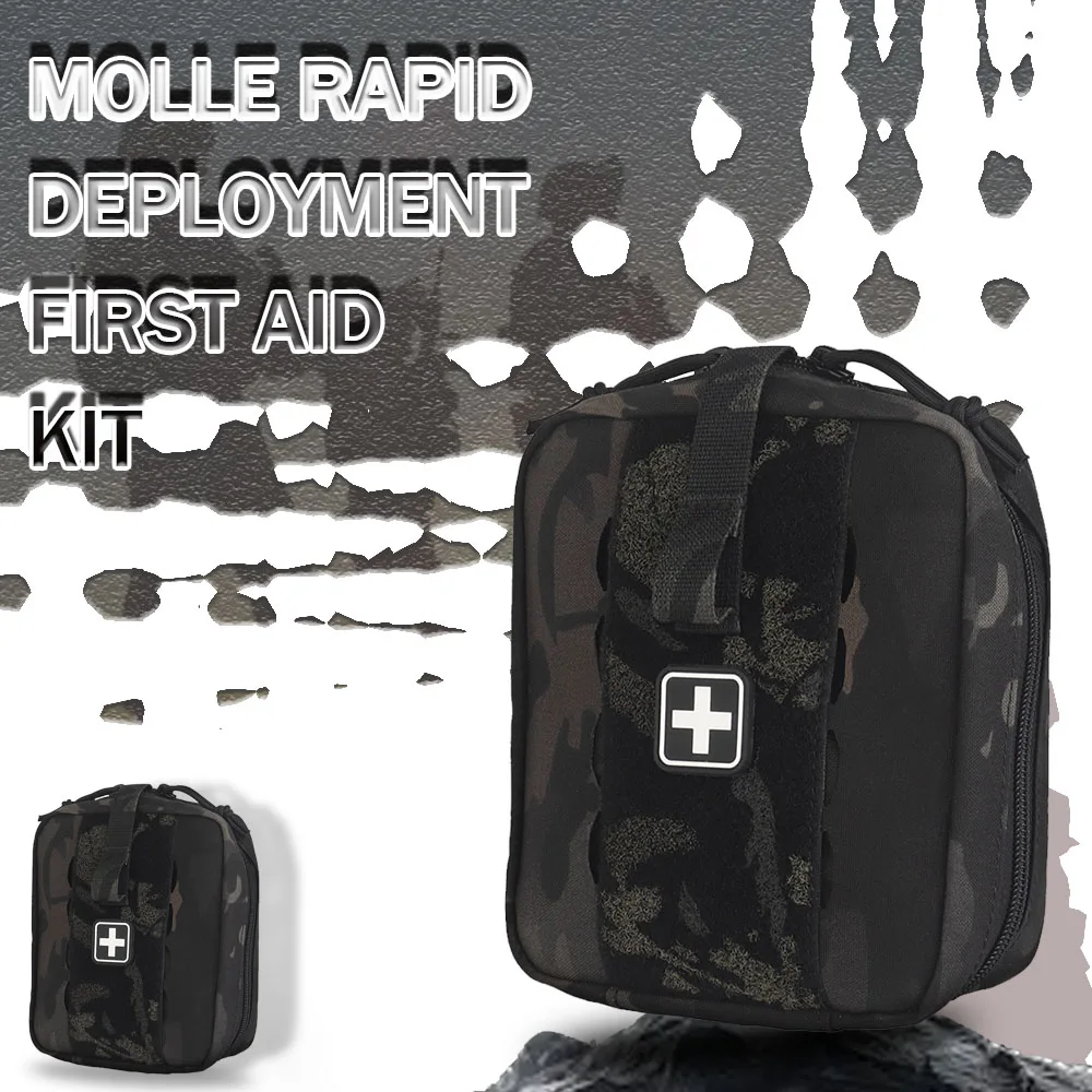 Tactical MED IFAK First Aid Pouch with Rear Scissors Storage MOLLE Mount Elastic Rope for Camping Survival Emergency Tools Bag
Tactical MED IFAK First Aid Pouch with Rear Scissors Storage MOLLE Mount Elastic Rope for Camping Survival Emergency Tools Bag