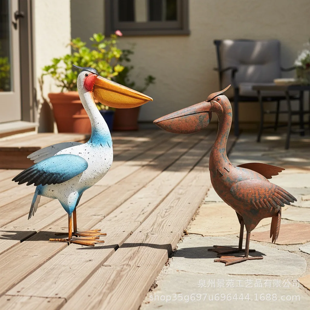 Pelican Sculpture Animal Figurine Craft Accessories Ornament Craft DIY Artwork Farmhouse Patio Pelican Metal Yard Decor
Pelican Sculpture Animal Figurine Craft Accessories Ornament Craft DIY Artwork Farmhouse Patio Pelican Metal Yard Decor