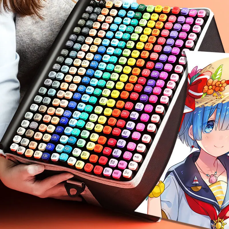 80/168/262 Colors Marker Pen Markers Set Sketch Set Manga Design Double Head Brush Pen For Art Supplies Design Marker
80/168/262 Colors Marker Pen Markers Set Sketch Set Manga Design Double Head Brush Pen For Art Supplies Design Marker