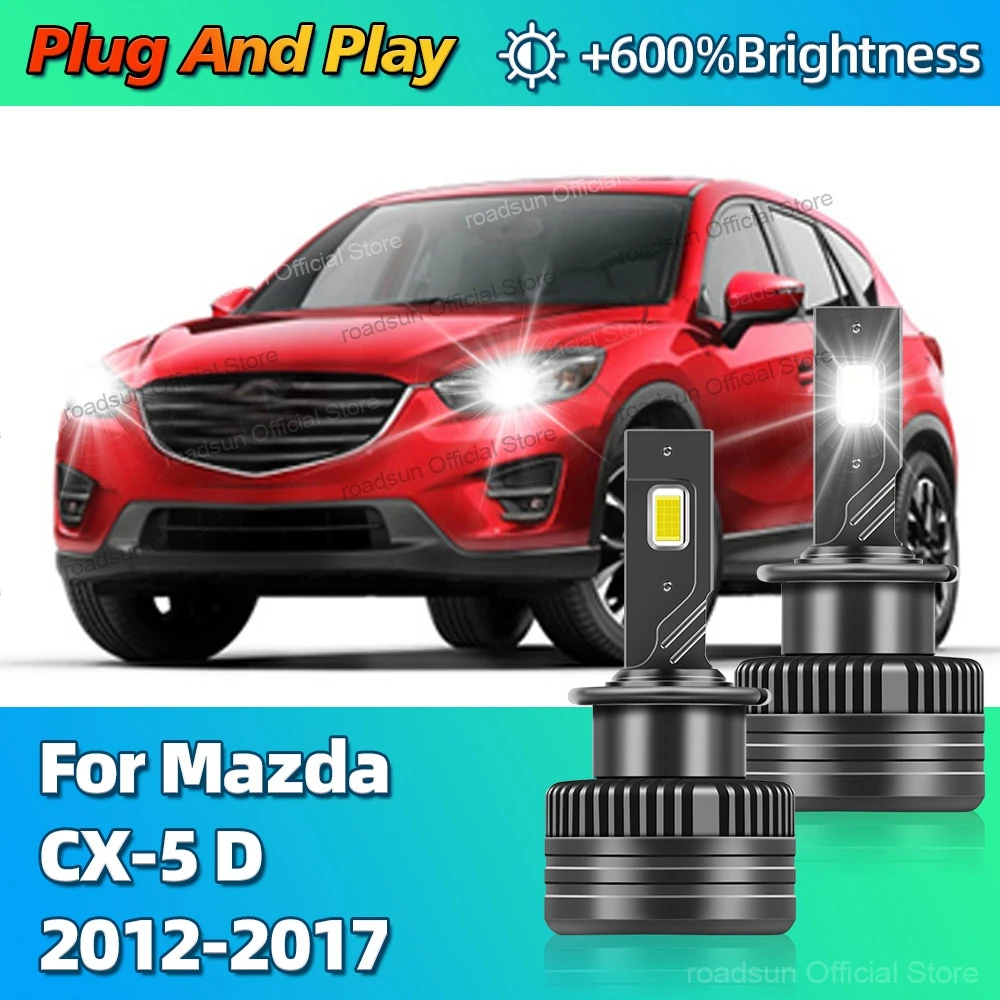 2Pcs LED Bulb Canbus HID D4S Replacement Lights Car Headlight with Fan For Mazda CX-5 CX5 D 2012 2013 2014 2015 2016 2017
2Pcs LED Bulb Canbus HID D4S Replacement Lights Car Headlight with Fan For Mazda CX-5 CX5 D 2012 2013 2014 2015 2016 2017