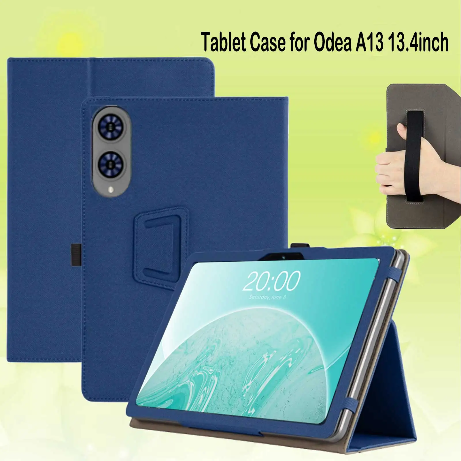 Tablet Case for Odea A13 13inch Protective Cover PU Leather Material Kickstand Function with Hand Strap
Tablet Case for Odea A13 13inch Protective Cover PU Leather Material Kickstand Function with Hand Strap