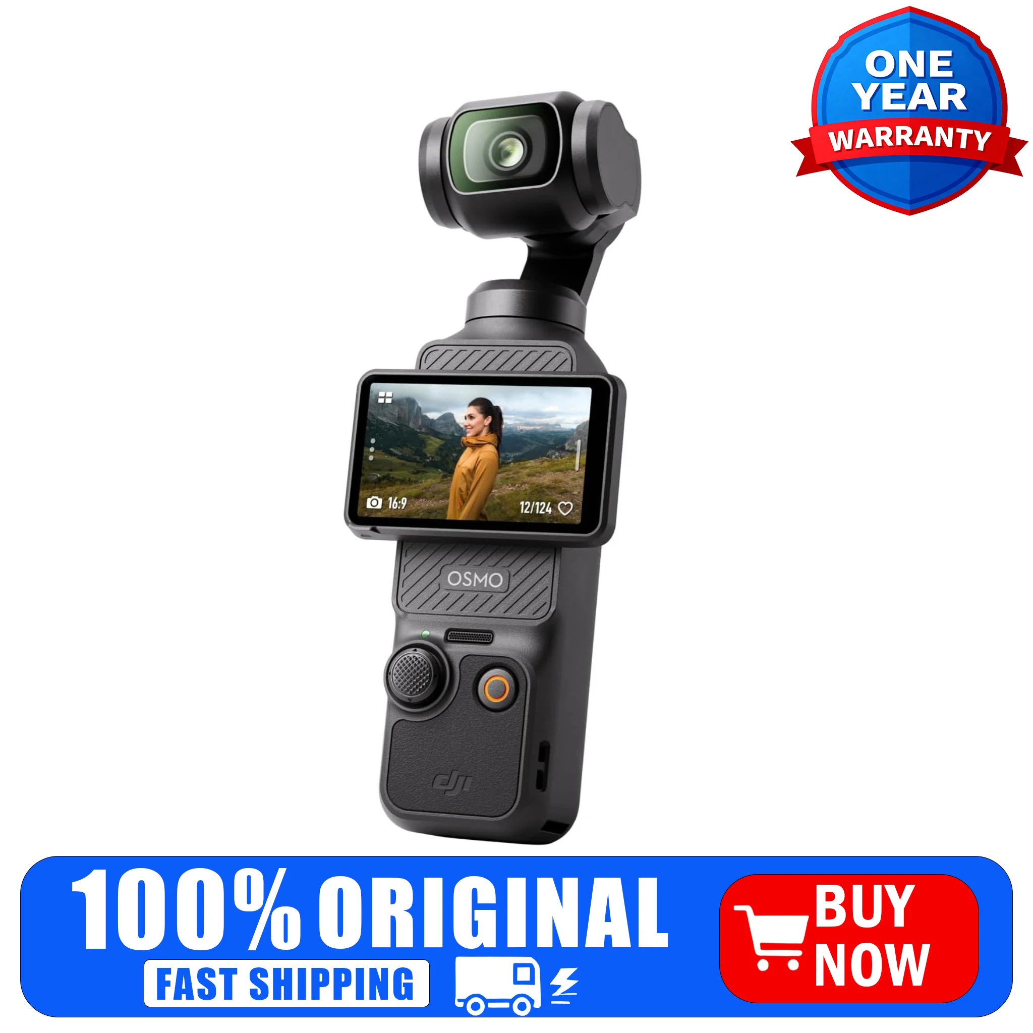 DJI Osmo Pocket 3, камера для видеоблогинга с 1-дюймовой CMOS-матрицей и записью видео 4K/120fps, 3-осевая стабилизация, быстрое фокусирование
DJI Osmo Pocket 3, камера для видеоблогинга с 1-дюймовой CMOS-матрицей и записью видео 4K/120fps, 3-осевая стабилизация, быстрое фокусирование