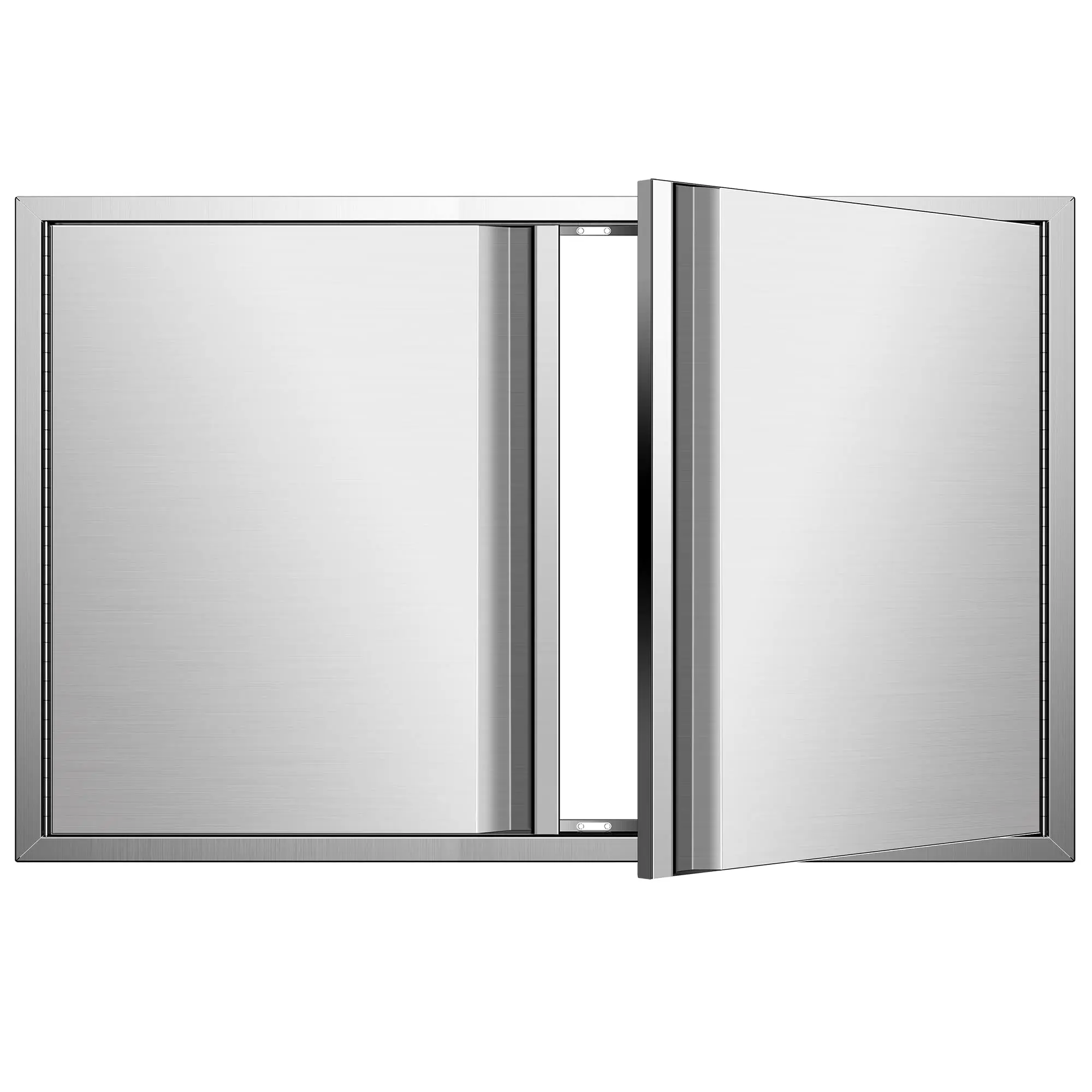 Outdoor Kitchen Doors 36" W x 21" H, Stainless Steel BBQ Access Door, Flush Mount Kitchen Door for Kitchen and BBQ Island
Outdoor Kitchen Doors 36" W x 21" H, Stainless Steel BBQ Access Door, Flush Mount Kitchen Door for Kitchen and BBQ Island