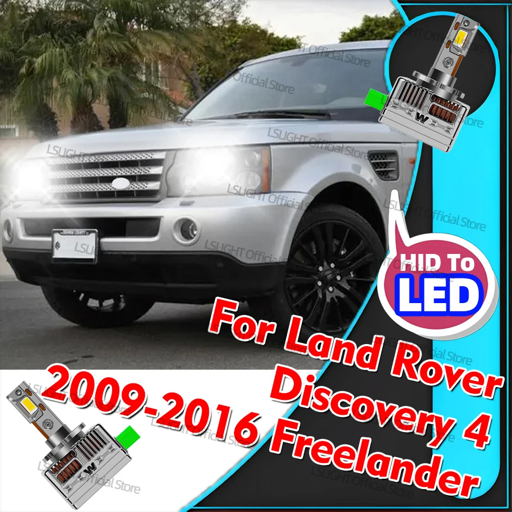 2 светодиодных фары D3S D3R HID для светодиодной лампы 30000LM CSP 3570 с чипом для Land Rover Discovery 4 2009-2016 Freelander 2 2011-2018
2 светодиодных фары D3S D3R HID для светодиодной лампы 30000LM CSP 3570 с чипом для Land Rover Discovery 4 2009-2016 Freelander 2 2011-2018