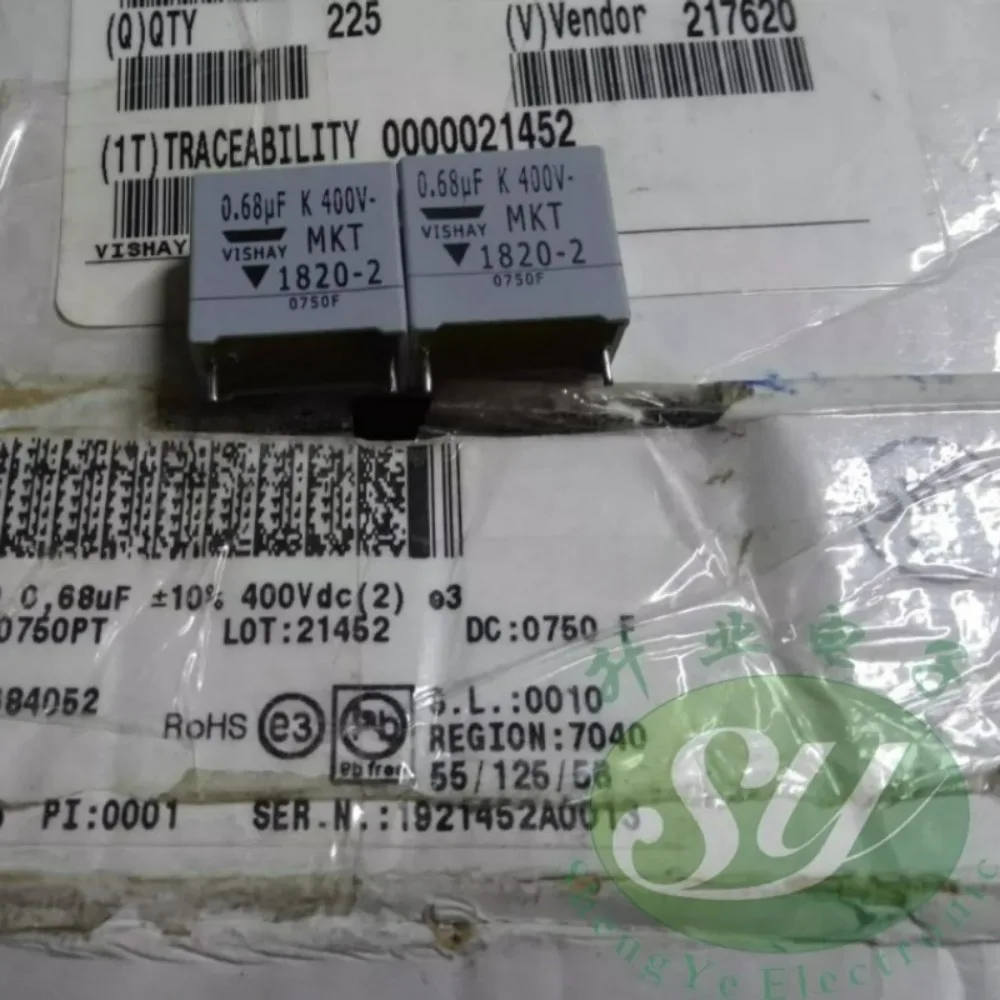 5pcs/lot MKT1820 0.68uf 400V 680nF u68 684 K Brand New 15mm Film Capacitor MKT18204684052
5pcs/lot MKT1820 0.68uf 400V 680nF u68 684 K Brand New 15mm Film Capacitor MKT18204684052