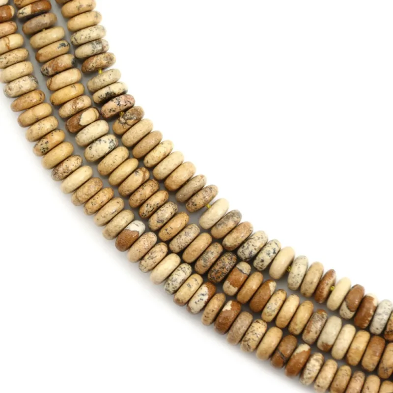 Landscape jasper Beads Strand Heishi 2x6mm Natural Semiprecious Stone For Jewelry Making DIY Bracelet Earrings
Landscape jasper Beads Strand Heishi 2x6mm Natural Semiprecious Stone For Jewelry Making DIY Bracelet Earrings