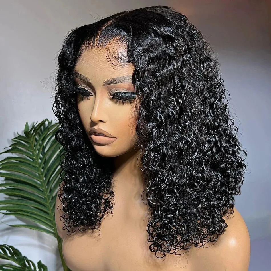 200 Density Curly Bob Human Hair Wigs 13x4 13X6 HD Lace Frontal Wig Brazilian Deep Wave 5x5 Closure Wig For Women Pre Plucked
200 Density Curly Bob Human Hair Wigs 13x4 13X6 HD Lace Frontal Wig Brazilian Deep Wave 5x5 Closure Wig For Women Pre Plucked