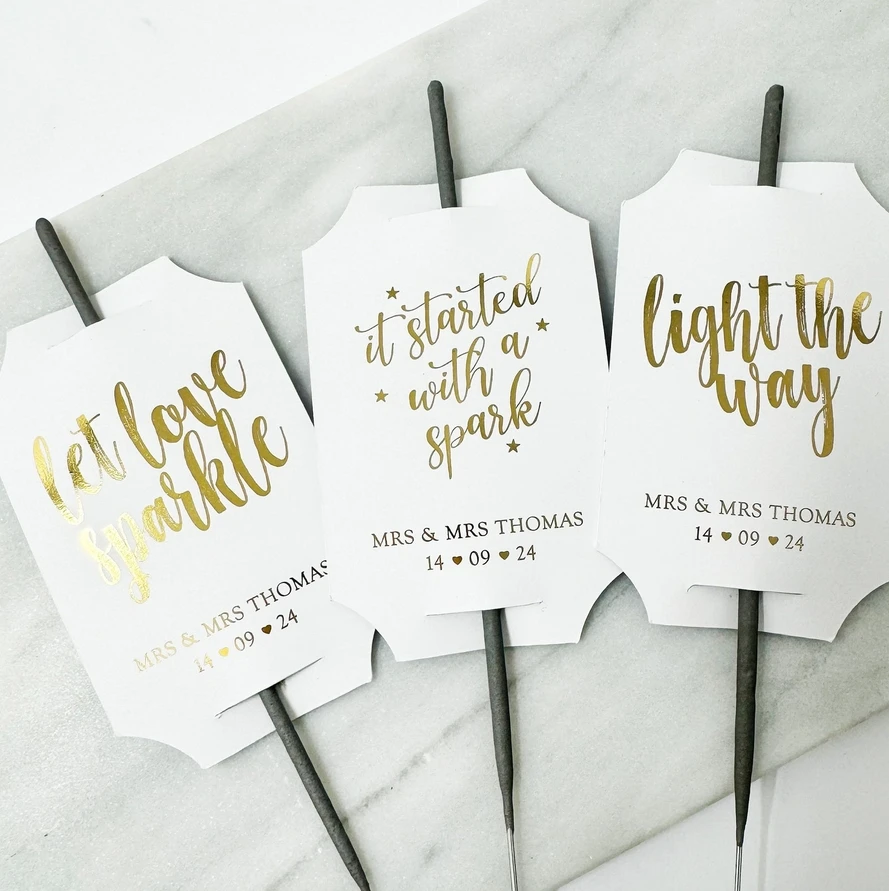 50pcs Personalised Ticket Wedding Sparkler Tag, Personalised Card for Sparkler, Wedding Favour Sparkler, Sparkler Card, Sparkler
50pcs Personalised Ticket Wedding Sparkler Tag, Personalised Card for Sparkler, Wedding Favour Sparkler, Sparkler Card, Sparkler