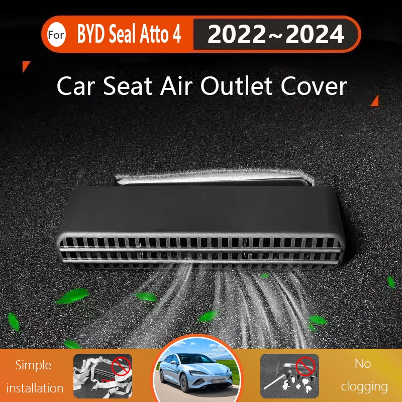 For BYD Seal Atto 4 2022 2023 2024 Auto Under Seat Air Conditioner Outlet Vent Covers Anti-Clogging Protection Cars Accessories
For BYD Seal Atto 4 2022 2023 2024 Auto Under Seat Air Conditioner Outlet Vent Covers Anti-Clogging Protection Cars Accessories
