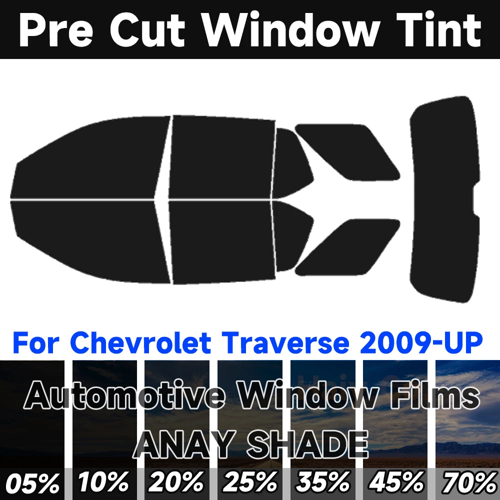 Предварительно вырезанная тонировка окон автомобиля для Chevrolet Traverse 2009-2025 Любой год, автоматическая защита от солнца и ультрафиолета, тепло, 2-слойная защитная пленка для окон, конфиденциальности
Предварительно вырезанная тонировка окон автомобиля для Chevrolet Traverse 2009-2025 Любой год, автоматическая защита от солнца и ультрафиолета, тепло, 2-слойная защитная пленка для окон, конфиденциальности