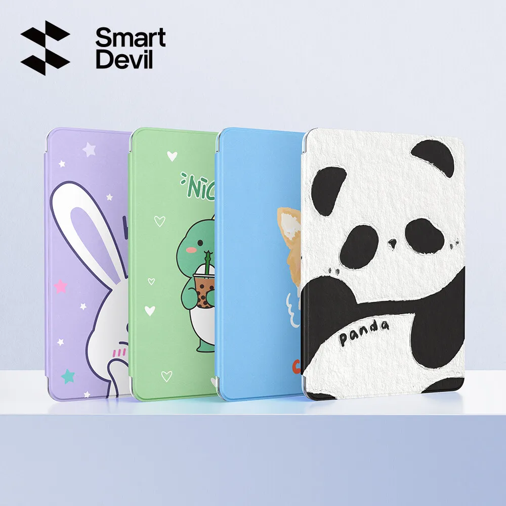 SmartDevil Tablet Case for iPad Pro 2024 Multi Angle Rotate Cute Cartoon Painting Anti-fall Silicone Soft Cover for iPad Air 6
SmartDevil Tablet Case for iPad Pro 2024 Multi Angle Rotate Cute Cartoon Painting Anti-fall Silicone Soft Cover for iPad Air 6