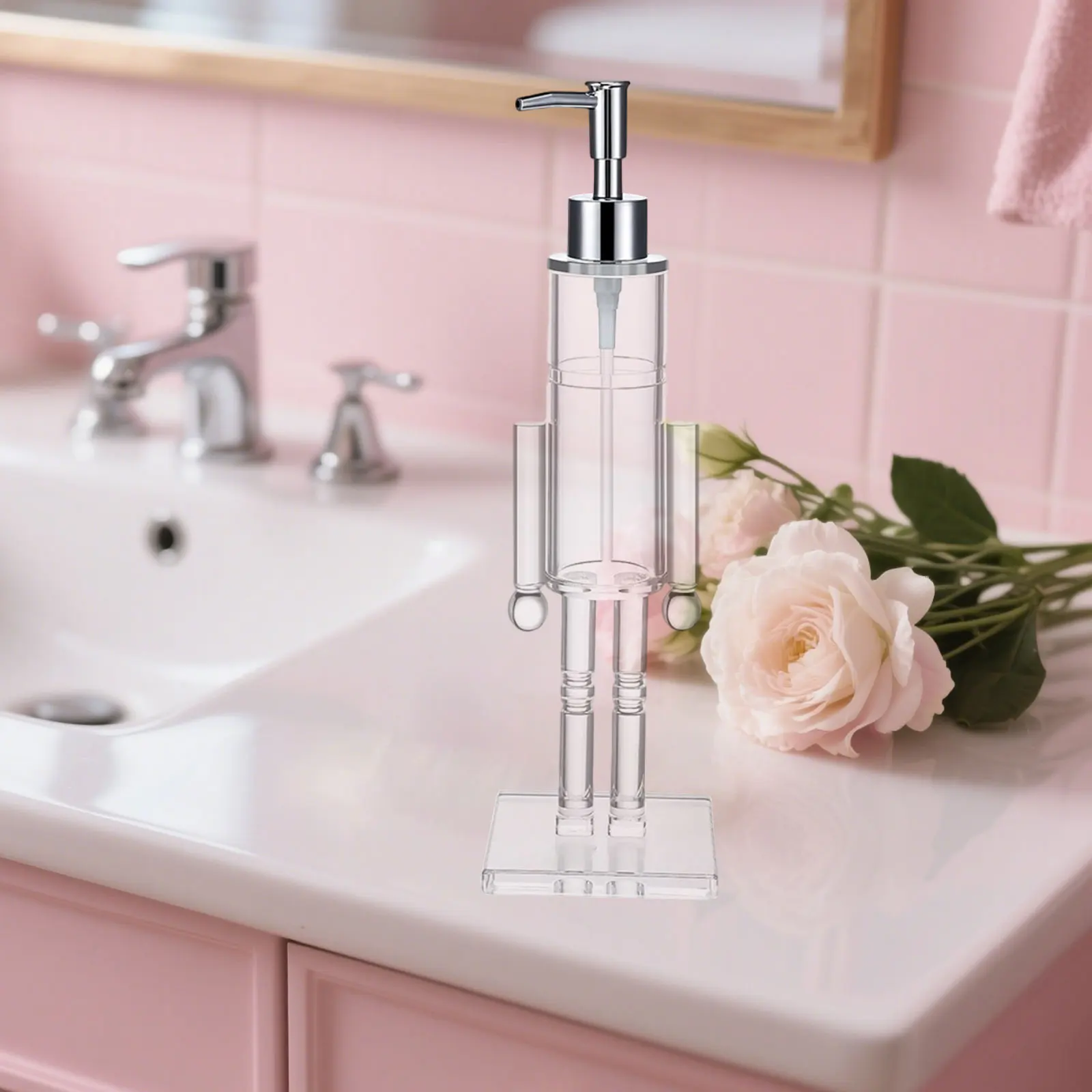 Hand Press Soap Dispenser Nutcracker Shape Cosmetics Lotion Hand Soap Bottle Pump Bottle Xmas Gift Laundry Room Bathroom Decor
Hand Press Soap Dispenser Nutcracker Shape Cosmetics Lotion Hand Soap Bottle Pump Bottle Xmas Gift Laundry Room Bathroom Decor