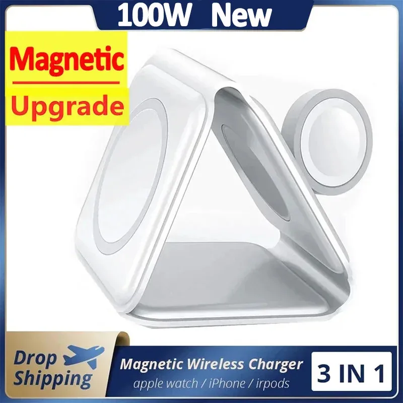 Магнитное беспроводное зарядное устройство 3 в 1, складная док-станция для быстрой зарядки для iPhone 15 14 13 12 Pro Max Apple Watch 9 8 7 AirPods
Магнитное беспроводное зарядное устройство 3 в 1, складная док-станция для быстрой зарядки для iPhone 15 14 13 12 Pro Max Apple Watch 9 8 7 AirPods