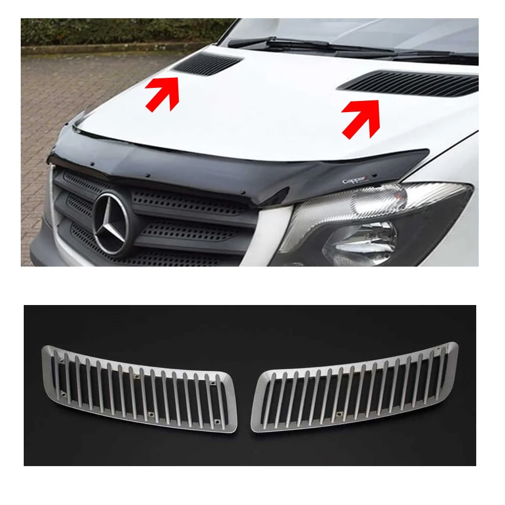 For Mercedes Sprinter Chrome Hood Grille 2 Pcs. ABS Plastic. 2006-2018 Model. A + Quality. Car Tuning Accessory Modify
For Mercedes Sprinter Chrome Hood Grille 2 Pcs. ABS Plastic. 2006-2018 Model. A + Quality. Car Tuning Accessory Modify