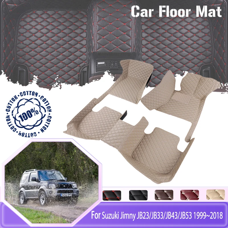 Автомобильные коврики для Suzuki Jimny JB23 JB33 JB43 JB53 1999 ~ 2018, 5-местные коврики для защиты от грязи, автомобильные коврики, автомобильные аксессуары
Автомобильные коврики для Suzuki Jimny JB23 JB33 JB43 JB53 1999 ~ 2018, 5-местные коврики для защиты от грязи, автомобильные коврики, автомобильные аксессуары