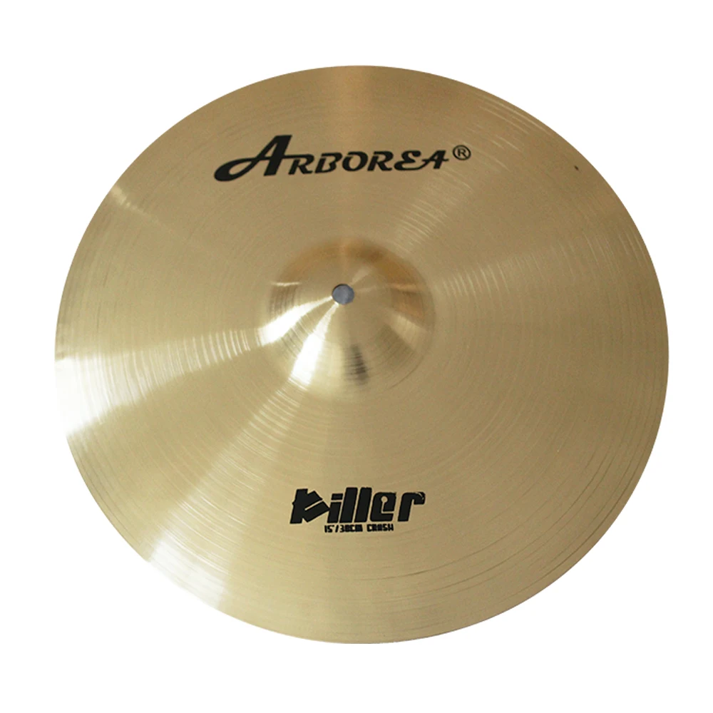 Arborea Crash Cymbal 14"-16" Killer Series Professional B20 Bronze Alloy Cymbal for Drum Set
Arborea Crash Cymbal 14"-16" Killer Series Professional B20 Bronze Alloy Cymbal for Drum Set