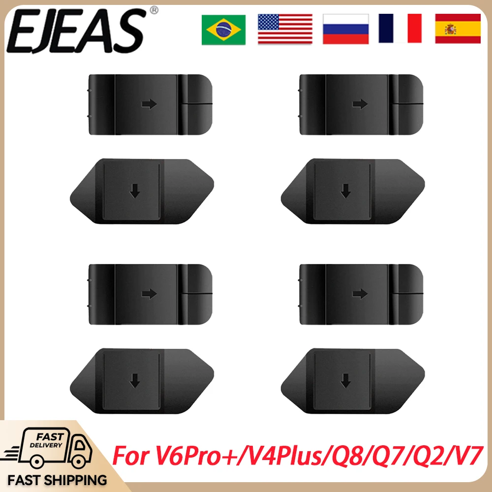 EJEAS V6 PRO+/V4 PLUS/Q8/Q7/Q2 /V7 Motorcycle Helmet Bluetooth Intercom Double-Sided Tape Base Mounting Clip for Helmet Intercom
EJEAS V6 PRO+/V4 PLUS/Q8/Q7/Q2 /V7 Motorcycle Helmet Bluetooth Intercom Double-Sided Tape Base Mounting Clip for Helmet Intercom