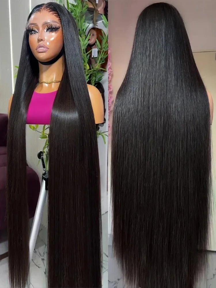 Mossily 40 Inch Straight 13x6 HD Lace Frontal Human Hair Wig 200 Density 13x4 Transparent Lace Front Wig Pre Plucked For Women
Mossily 40 Inch Straight 13x6 HD Lace Frontal Human Hair Wig 200 Density 13x4 Transparent Lace Front Wig Pre Plucked For Women