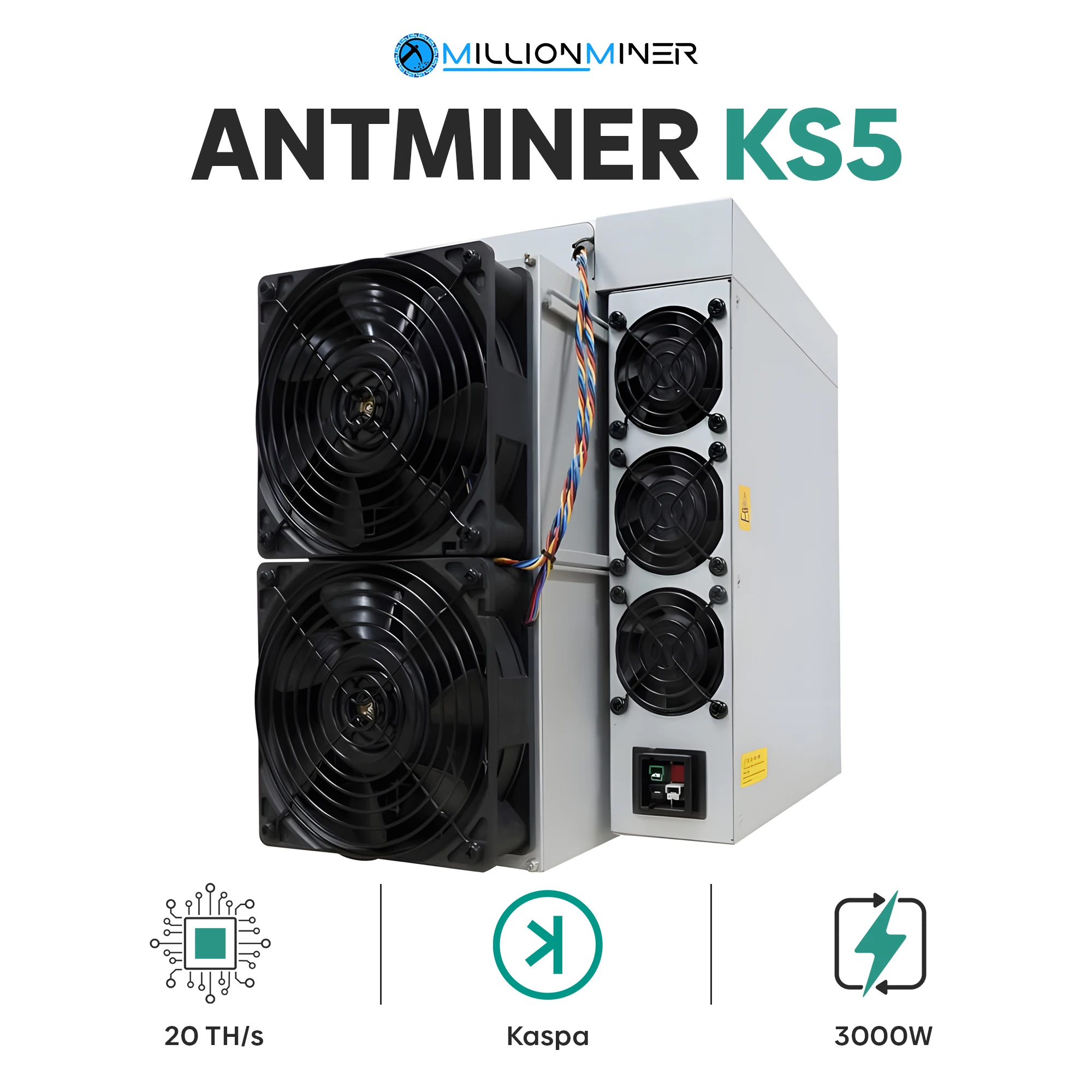 (Оригинал) Новый Antminer KAS Miner KS5 20T KS5 PRO 21T 3000W 150J/T KAS kHeavyHash, Майнер с воздушным охлаждением
(Оригинал) Новый Antminer KAS Miner KS5 20T KS5 PRO 21T 3000W 150J/T KAS kHeavyHash, Майнер с воздушным охлаждением