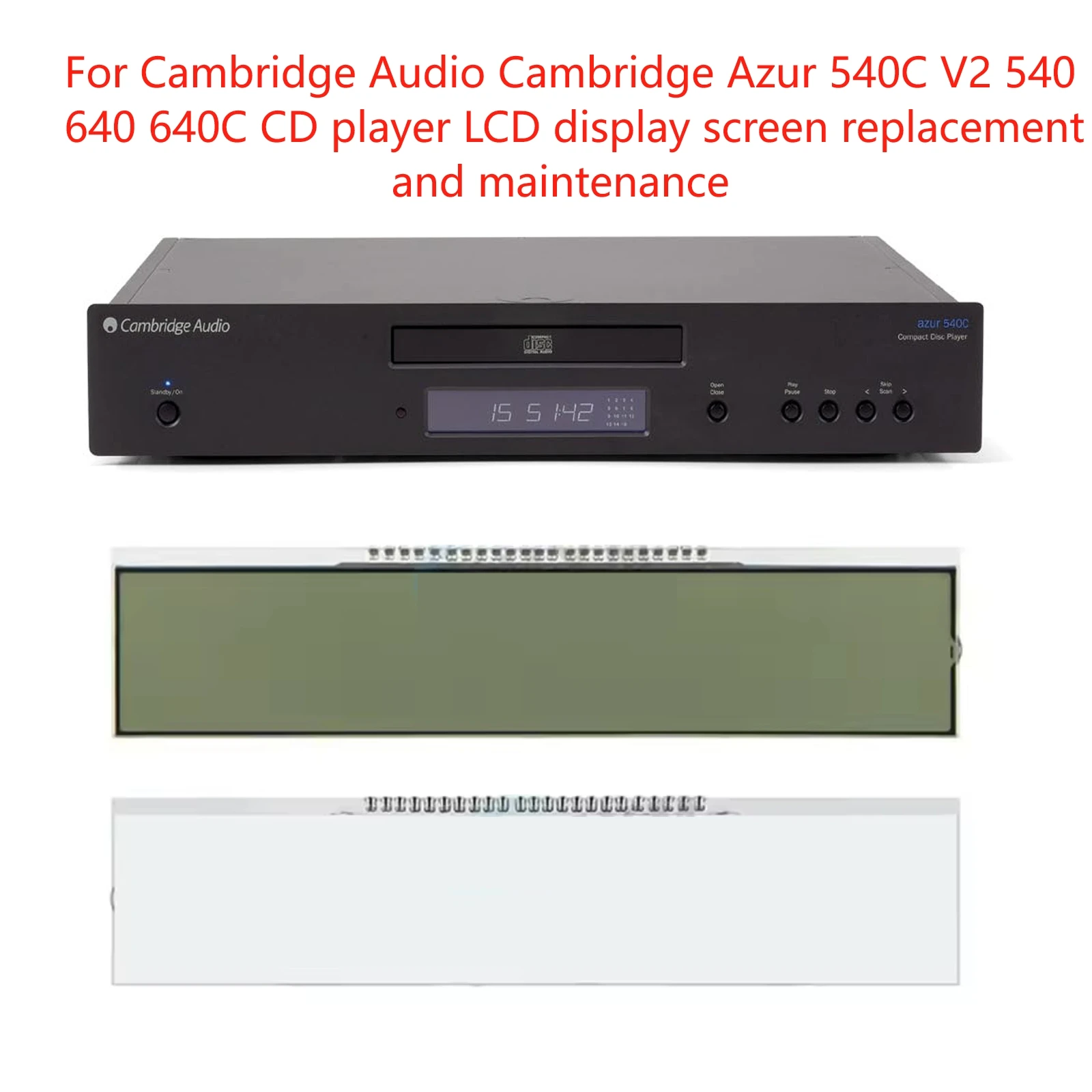Новый ЖК-дисплей для CD-плеера Cambridge Audio Cambridge Azur 540C V2 540 640 640C, замена экрана
Новый ЖК-дисплей для CD-плеера Cambridge Audio Cambridge Azur 540C V2 540 640 640C, замена экрана