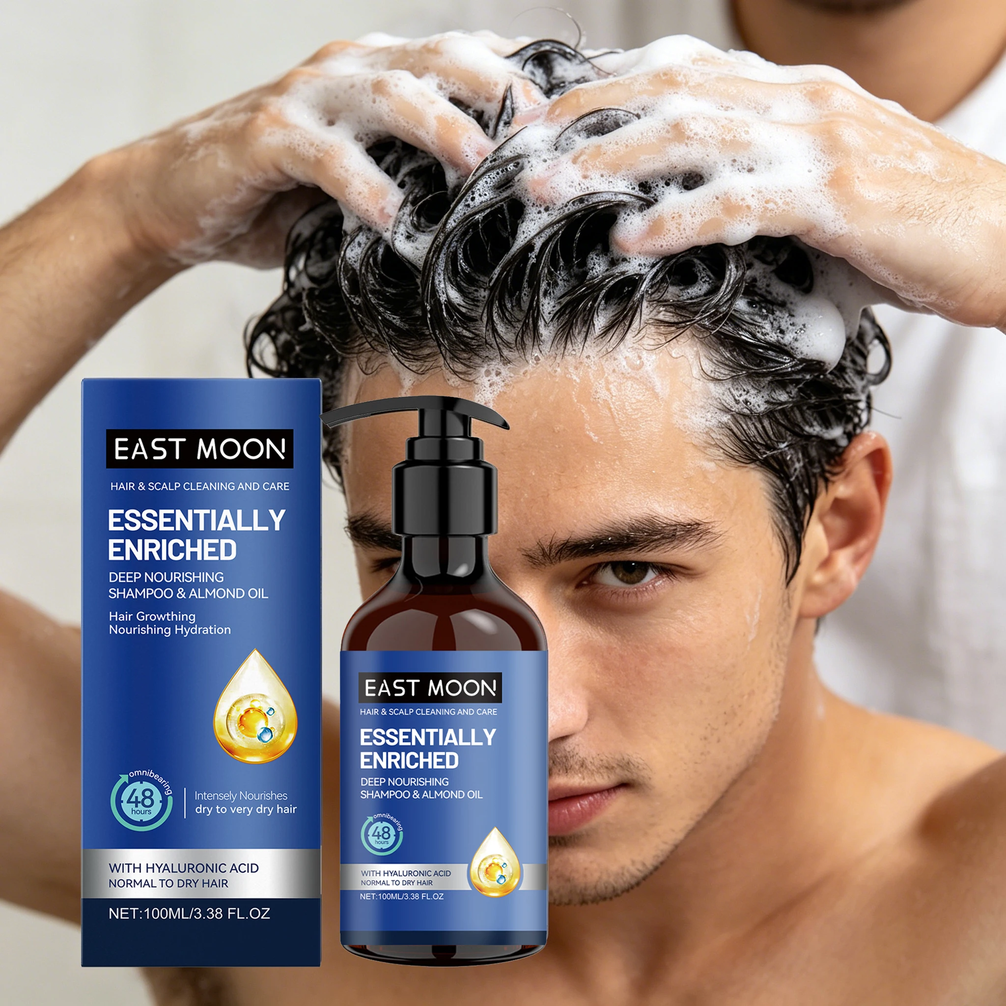 100ML Men' s Hair Shampoo Deep Cleaning Scalp Improve Hair Texture Nourishing Hair Roots Enhance Smoothness Oil Control Men Hair Shampoo
100ML Men' s Hair Shampoo Deep Cleaning Scalp Improve Hair Texture Nourishing Hair Roots Enhance Smoothness Oil Control Men Hair Shampoo