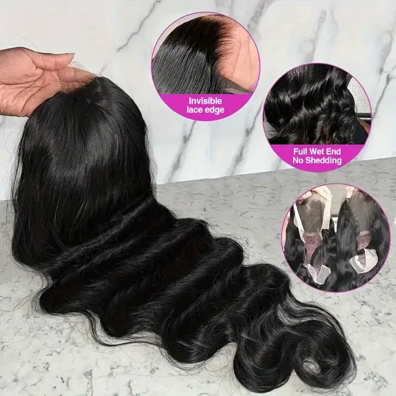 Body Wave Lace Front Wigs Human Hair Pre Plucked HD Transparent 13x6Lace Frontal Wigs Human Hair 300% Density Glueless Wigs
Body Wave Lace Front Wigs Human Hair Pre Plucked HD Transparent 13x6Lace Frontal Wigs Human Hair 300% Density Glueless Wigs