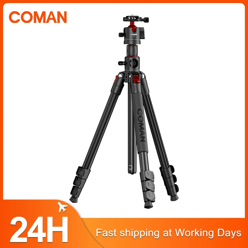 COMAN KX3939MINI A32 Professional Tripod with Ball Head 1810mm Height Adjustable Aluminum Detachable Monopod For Photography
COMAN KX3939MINI A32 Professional Tripod with Ball Head 1810mm Height Adjustable Aluminum Detachable Monopod For Photography