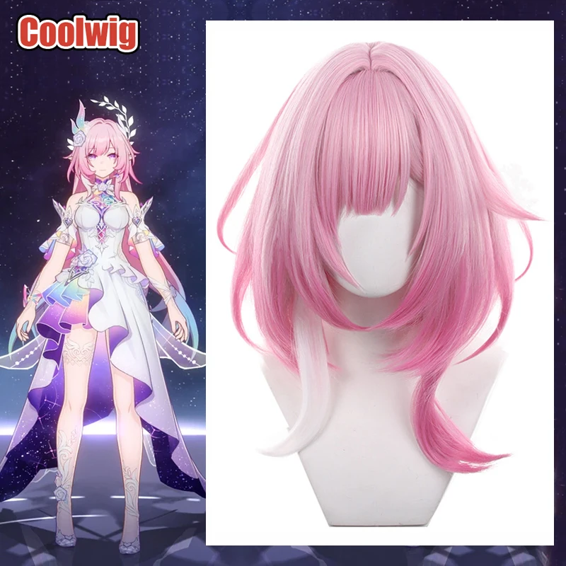 Coolwig Synthetic Hair Cyrene Cosplay Wigs Game Honkai: Star Rail Cyrene 45cm Long Straight Pink Mixed White Wig Heat Resistant
Coolwig Synthetic Hair Cyrene Cosplay Wigs Game Honkai: Star Rail Cyrene 45cm Long Straight Pink Mixed White Wig Heat Resistant