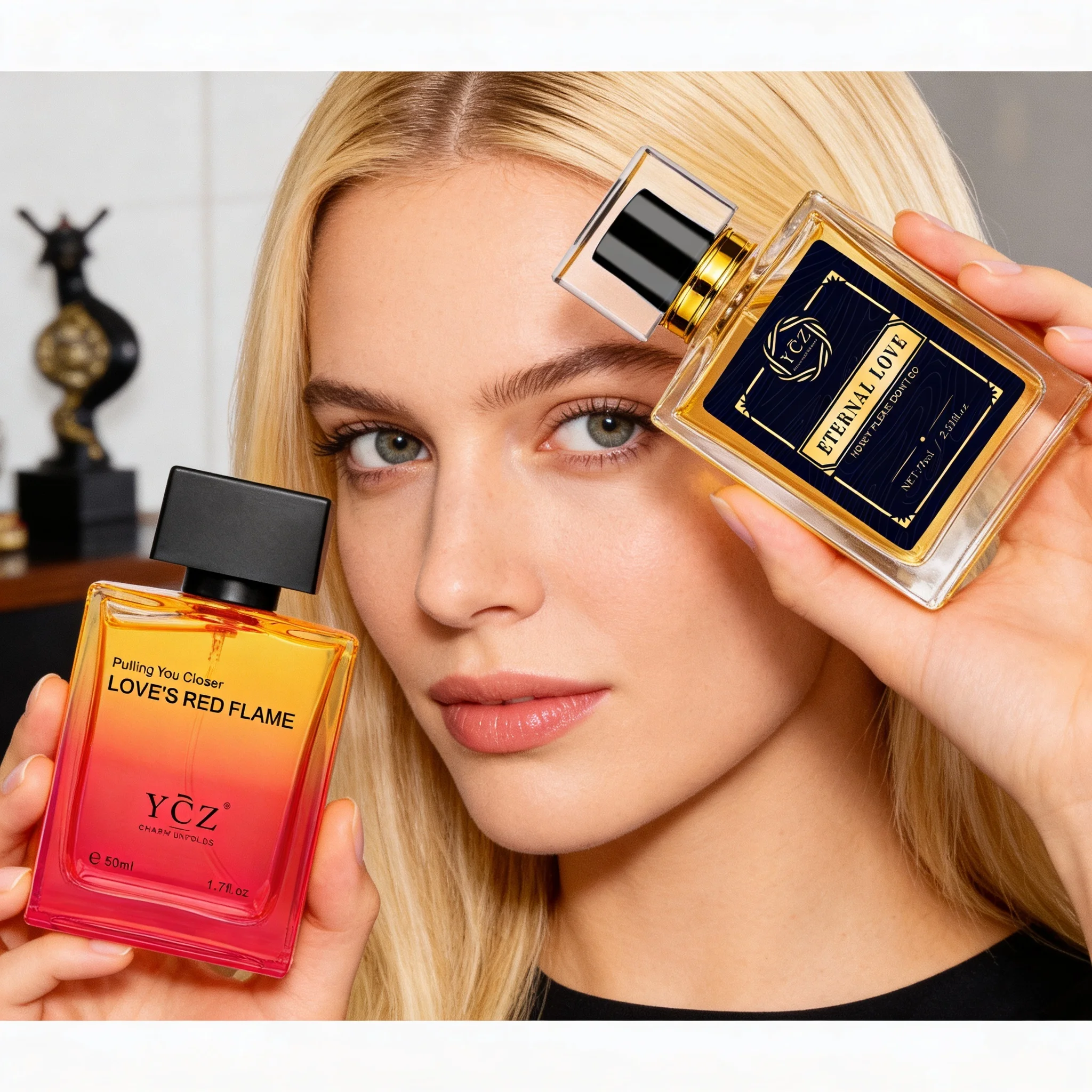YCZ Men's Perfume,2pcs| /2.52oz+1.7oz cologne for-Long Lasting,+Spicy Woods+Woody Fougère, Ideal Special Occasions, Making it the Ideal gentlemen’s Gift
YCZ Men's Perfume,2pcs| /2.52oz+1.7oz cologne for-Long Lasting,+Spicy Woods+Woody Fougère, Ideal Special Occasions, Making it the Ideal gentlemen’s Gift