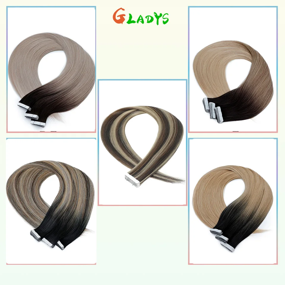 Наращивание волос Gladys, 20 шт./упаковка, прямые ленточные пряди омбре коричневого цвета, 26 дюймов, синтетические, с двусторонним клейким покрытием.
Наращивание волос Gladys, 20 шт./упаковка, прямые ленточные пряди омбре коричневого цвета, 26 дюймов, синтетические, с двусторонним клейким покрытием.