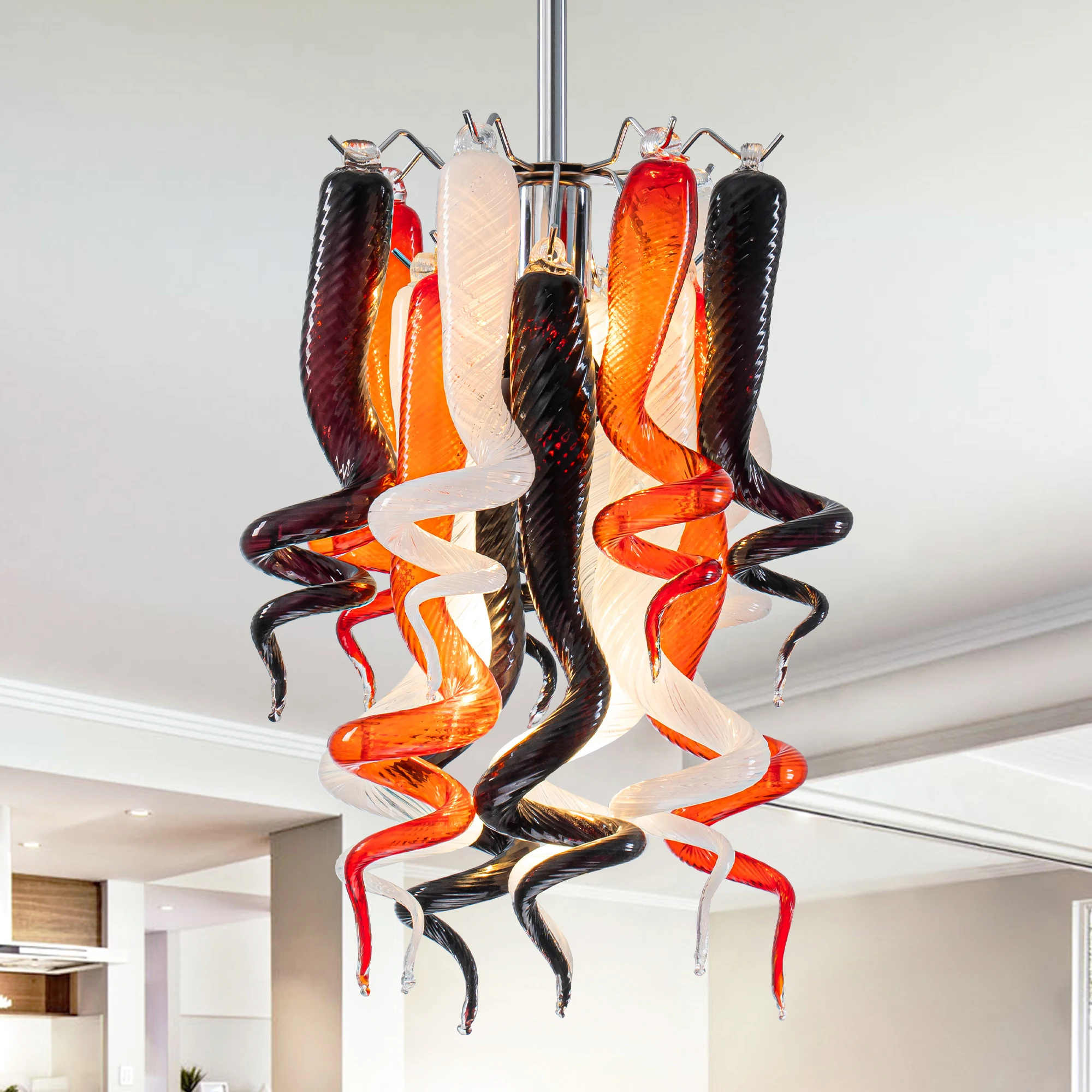 LONGREE Люстра из муранского стекла ручной работы, миниатюрный художественный декор, подвесной светильник для интерьера белого, красного, коричневого цвета для дома
LONGREE Люстра из муранского стекла ручной работы, миниатюрный художественный декор, подвесной светильник для интерьера белого, красного, коричневого цвета для дома