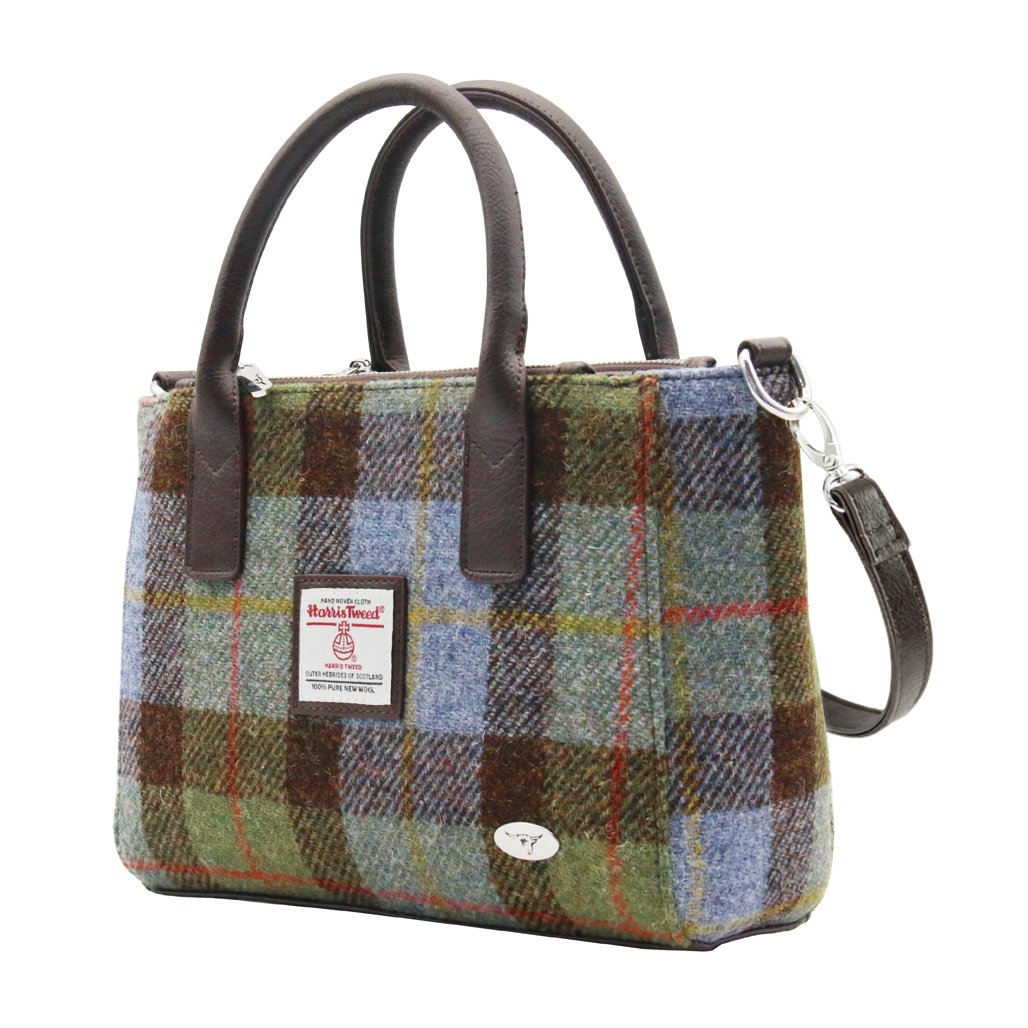 GLEN APPIN Authentic Harris Tweed Brora Ladies Small Tote Bag. Premium Scottish wool plaid purse with adjustable, detachable crossbody shoulder strap. Elegant vintage handbag for women, satchel
GLEN APPIN Authentic Harris Tweed Brora Ladies Small Tote Bag. Premium Scottish wool plaid purse with adjustable, detachable crossbody shoulder strap. Elegant vintage handbag for women, satchel