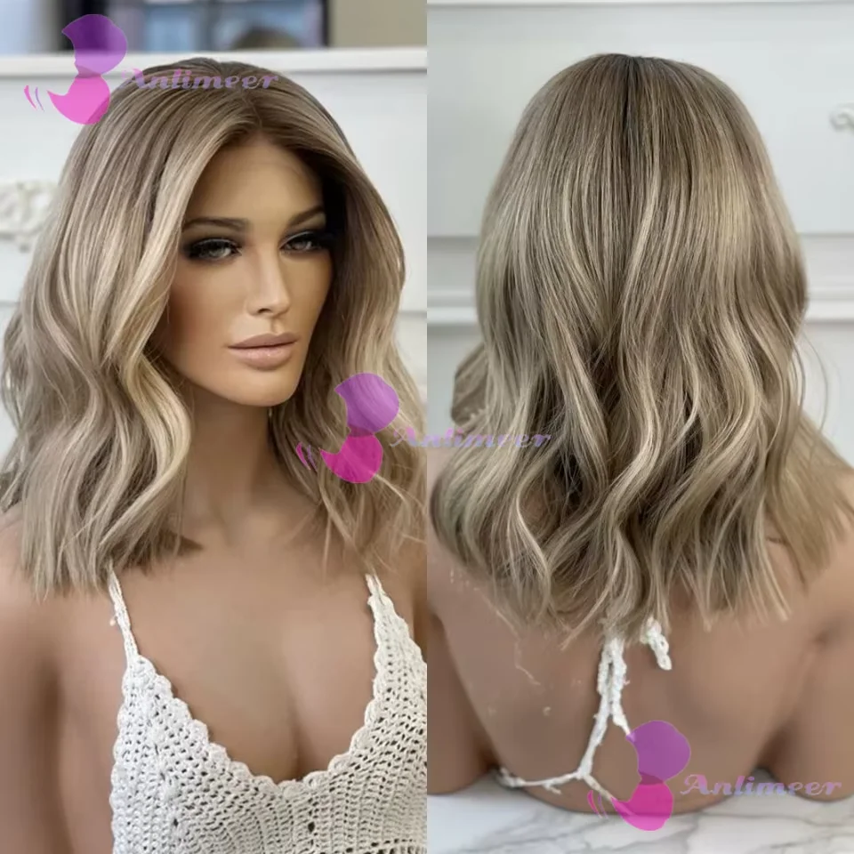 Короткие волнистые парики Боб # 613 Светло-коричневые человеческие волосы Balayaga, плотность 180%, 13x4, парики спереди, коричневые, с корнями, полные парики шнурка
Короткие волнистые парики Боб # 613 Светло-коричневые человеческие волосы Balayaga, плотность 180%, 13x4, парики спереди, коричневые, с корнями, полные парики шнурка