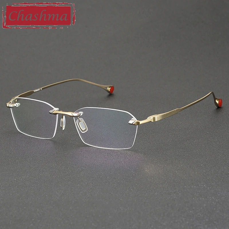 Chashma Prescription Glasses Optical Men Rimless Spectacle Ultra Light Pure Titanium for Recipe Lenses Eyewear Eyeglasses Frames
Chashma Prescription Glasses Optical Men Rimless Spectacle Ultra Light Pure Titanium for Recipe Lenses Eyewear Eyeglasses Frames