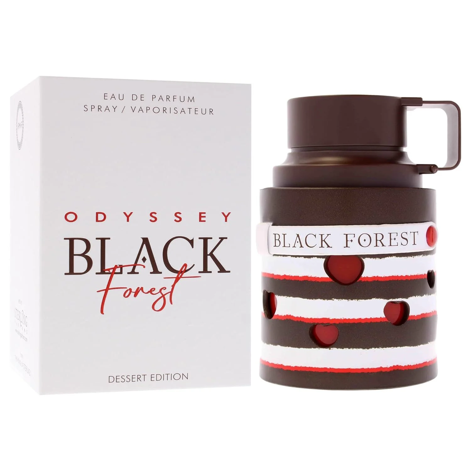 Armaf Odyssey Black Forest EDP 100ml (3.4 fl oz), Gourmand Chocolate Cherry Fragrance, Dessert Edition
Armaf Odyssey Black Forest EDP 100ml (3.4 fl oz), Gourmand Chocolate Cherry Fragrance, Dessert Edition