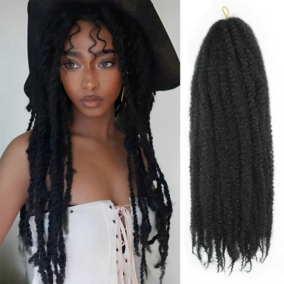 Synthetic Marley Afro Kinky Curly Twist Braiding Hair Spring Twist Hair for Women Cuban Twist Faux Locs Crochet Hair Extensions
Synthetic Marley Afro Kinky Curly Twist Braiding Hair Spring Twist Hair for Women Cuban Twist Faux Locs Crochet Hair Extensions