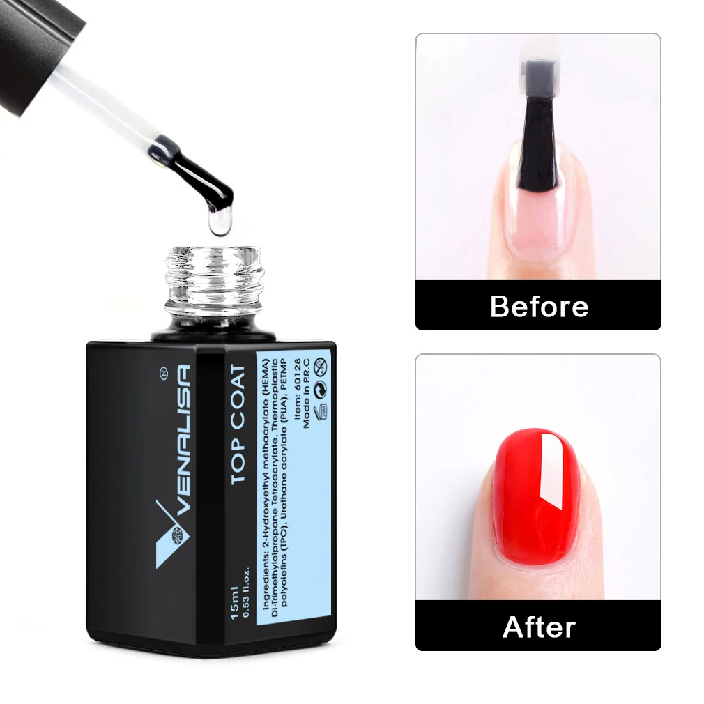 Venalisa HEMA FREE Nail Gel Polish 15ml Summer Nails Glossy Long Wear Diamond Nowipe Top Coat Soak Off UV LED Gel Nail Varnish
Venalisa HEMA FREE Nail Gel Polish 15ml Summer Nails Glossy Long Wear Diamond Nowipe Top Coat Soak Off UV LED Gel Nail Varnish