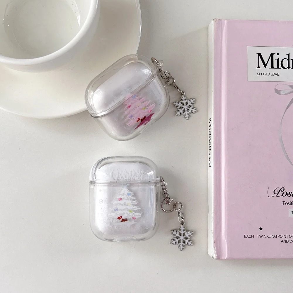 Fashion creative quicksand Christmas tree headphone protective case for AirPods 4 3 2 Pro 2 3 with charm Korean INS new Fundas
Fashion creative quicksand Christmas tree headphone protective case for AirPods 4 3 2 Pro 2 3 with charm Korean INS new Fundas