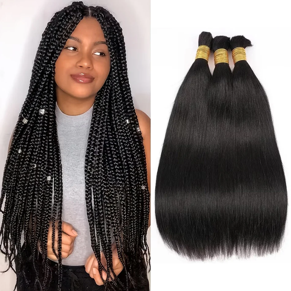 Straight Bulk Human Hair Extension Braiding Hair for Boho Braids Brazilian Remy Virgin Hair Extensions No Weft Straight 50g Bulk
Straight Bulk Human Hair Extension Braiding Hair for Boho Braids Brazilian Remy Virgin Hair Extensions No Weft Straight 50g Bulk