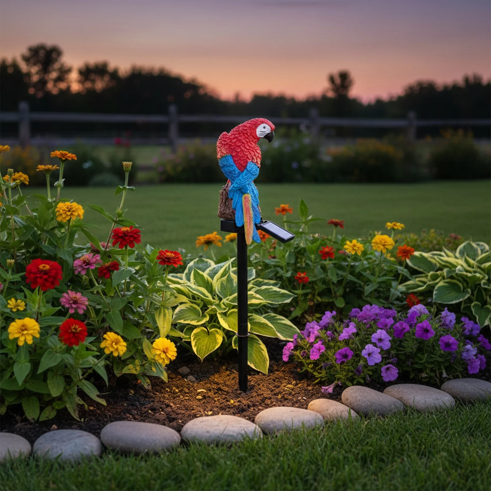 Solar Parrot Lawn Lamp Resin Animal Stake Light Outdoor Landscape Decorative Ground Light for Garden Yard Pathway Lighting
Solar Parrot Lawn Lamp Resin Animal Stake Light Outdoor Landscape Decorative Ground Light for Garden Yard Pathway Lighting