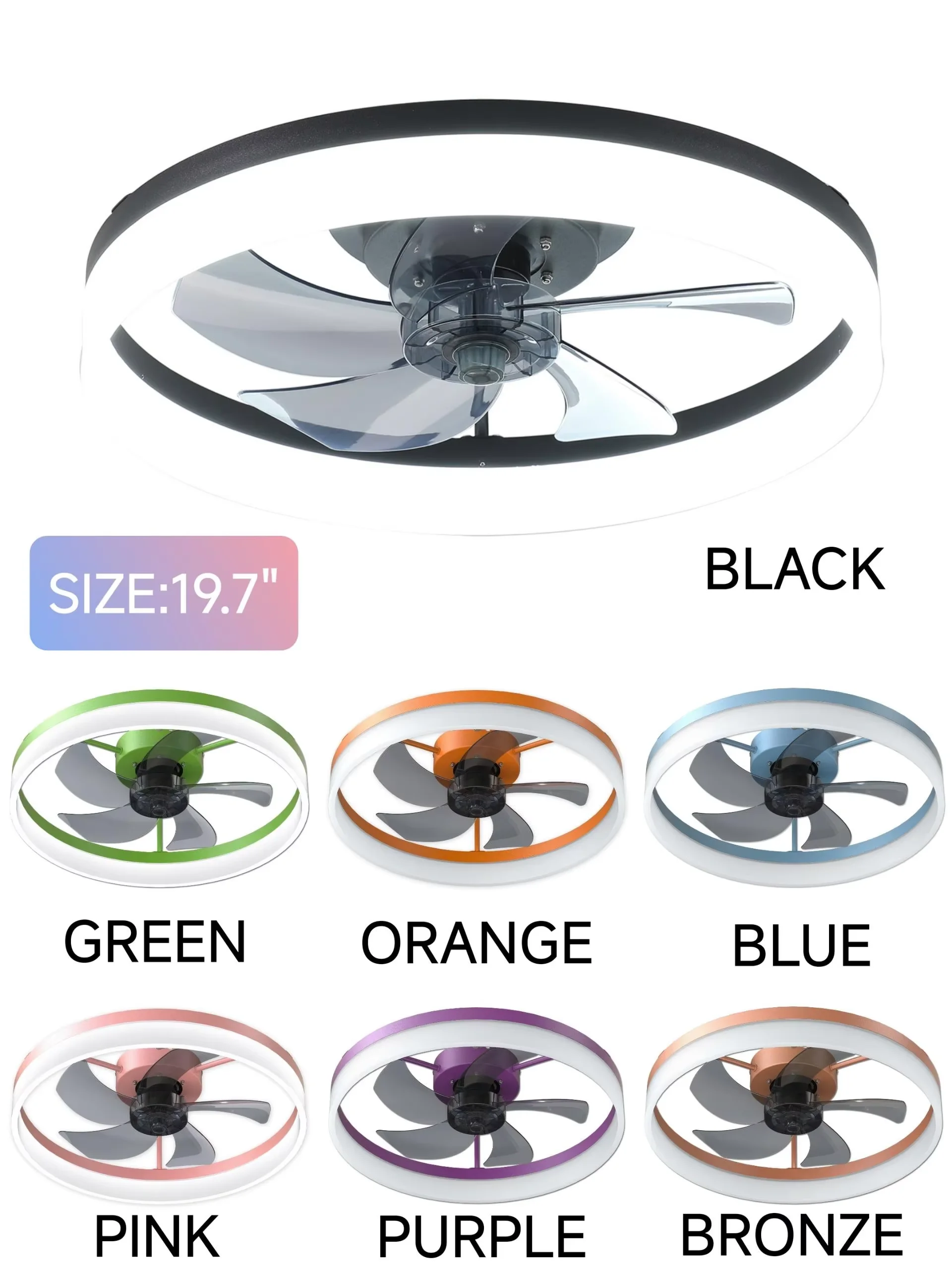 Modern simple LED ceiling fan light, with remote control silent fan, suitable for living room/bedroom, energy-saving lighting
Modern simple LED ceiling fan light, with remote control silent fan, suitable for living room/bedroom, energy-saving lighting